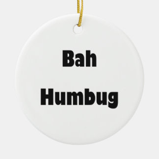 Bah Humbug Julgransprydnad Keramik