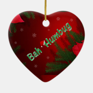 Bah Humbug Julgransprydnad Keramik