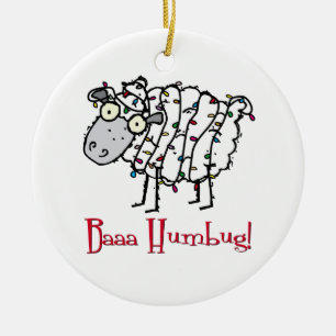 Bah Humbug Julgransprydnad Keramik