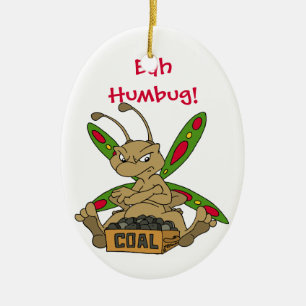 Bah Humbug! Julgransprydnad Keramik
