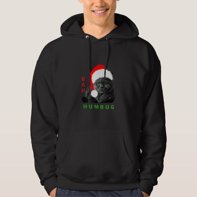 Bah Humbug julklapp Hoodie (Framsida)