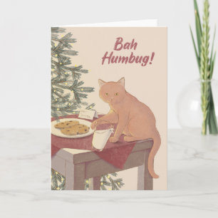Bah Humbug julklapp - tomt kort