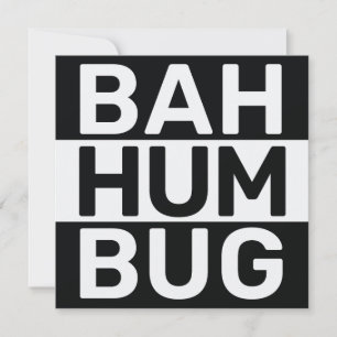 Bah humbug julkort