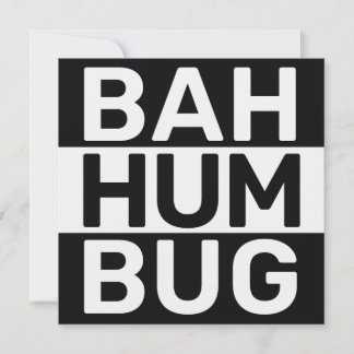 Bah humbug julkort