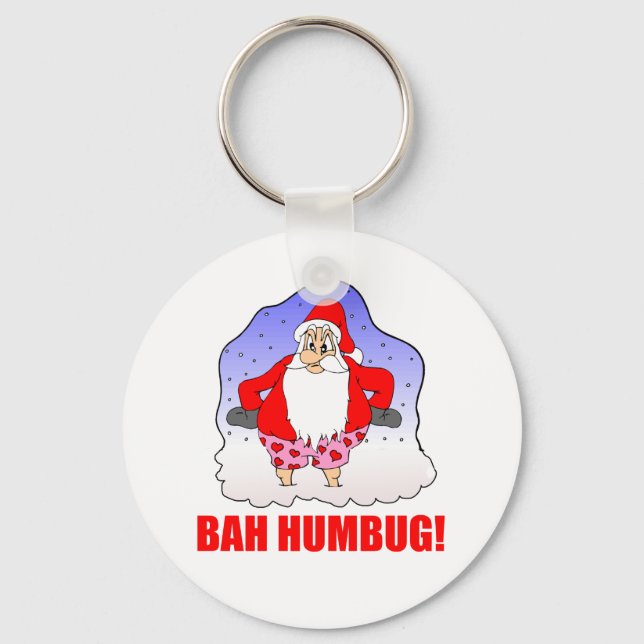 Bah Humbug Keychain Nyckelring (Framsida)
