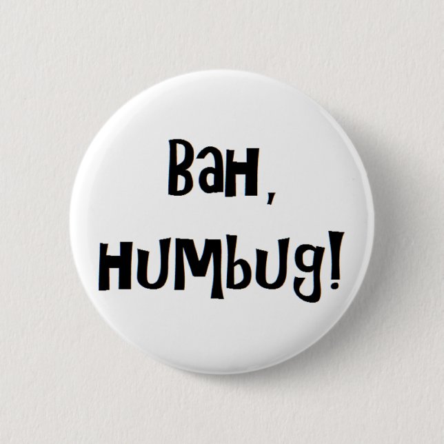 Bah humbug knapp (Framsida)