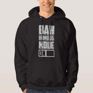Bah Humbug-läge På Anti Jul Pyssling Grinig Högtid Hoodie