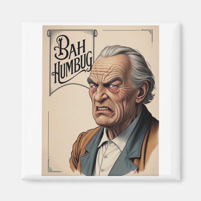 Bah Humbug! Magnet (Framsidan)