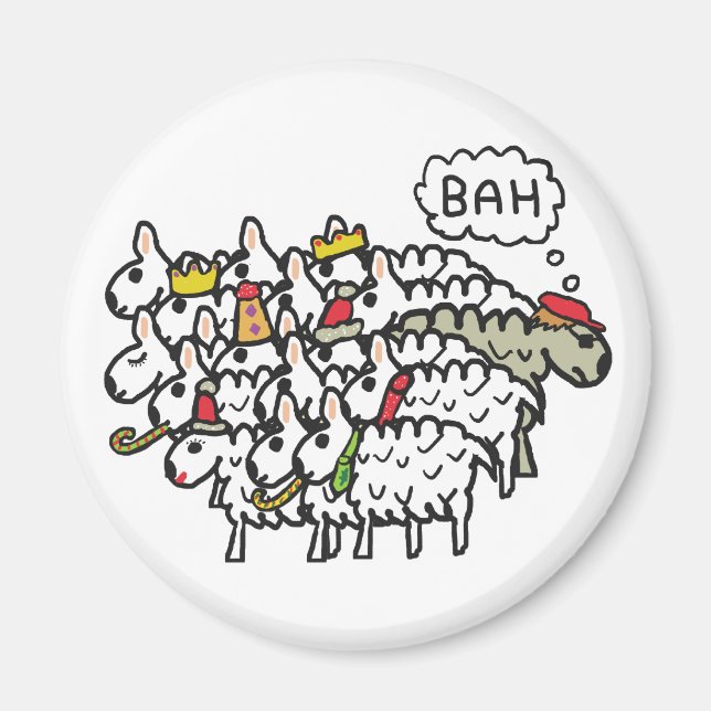 Bah Humbug Magnet (Framsidan)