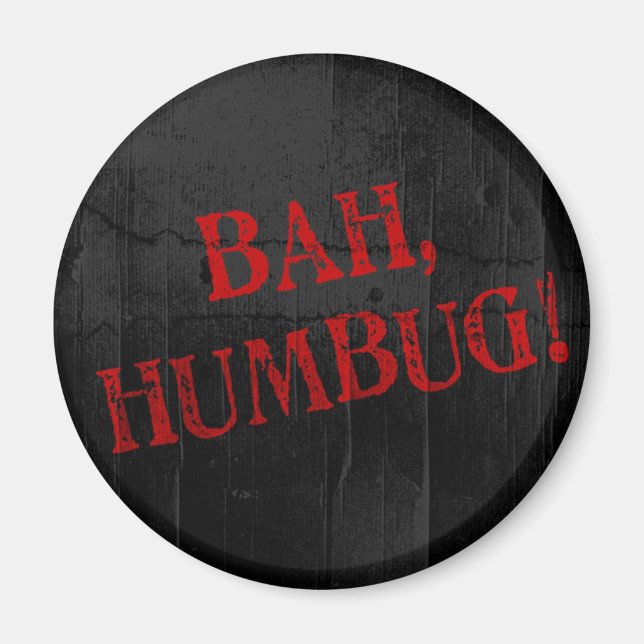 Bah Humbug Magnet (Framsidan)
