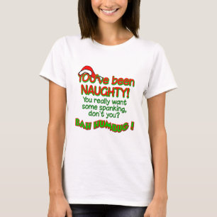 BAH HUMBUG Naughty shirt T-shirt