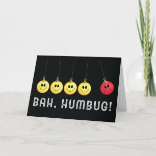 Bah Humbug Newtons vagga Helgkort