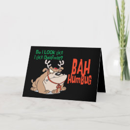 Bah Humbug Nybörjare jul Helgkort