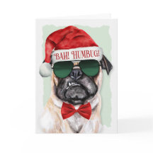 Bah Humbug Pug Hund Funny jul