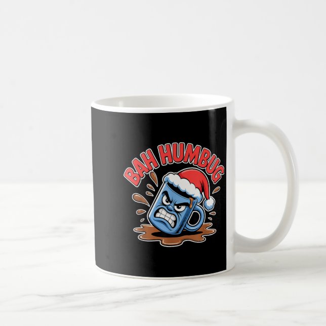 Bah Humbug Santa's Coffee Mug Sarcastic Christmas  Kaffemugg (Höger)