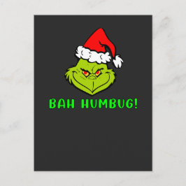 Bah Humbug Scrooge Essential Christmas Cartoon Vykort