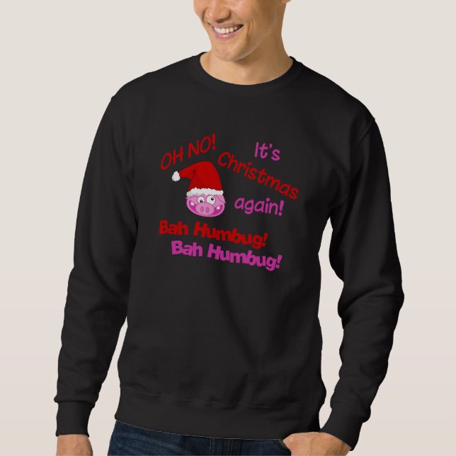 BAH HUMBUG-skjorta - välj stil Lång Ärmad Tröja (Framsida)