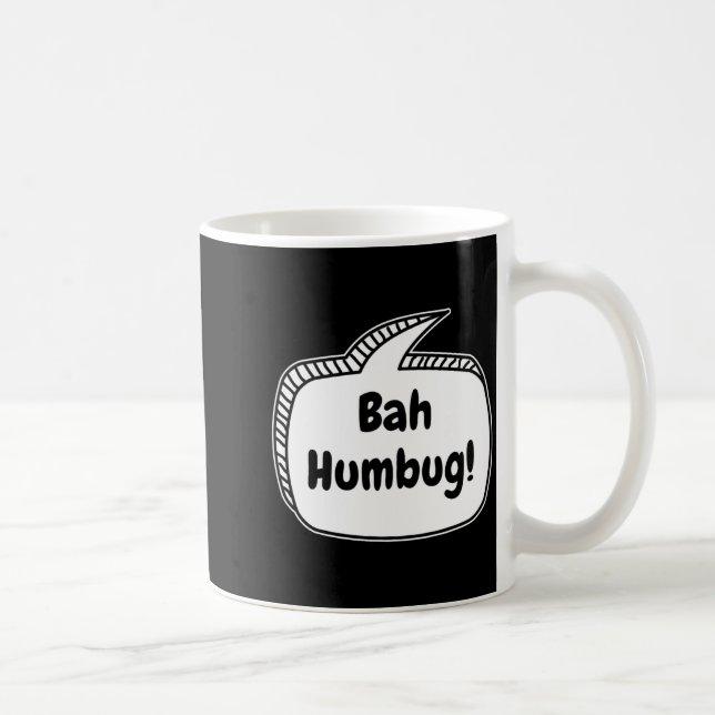 Bah Humbug Speech Bubble Toddler T Shirt  Kaffemugg (Höger)