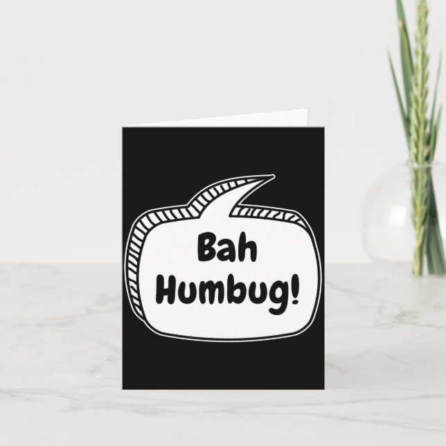Bah Humbug Speech Bubble Toddler T Shirt  Kort (Framsida)