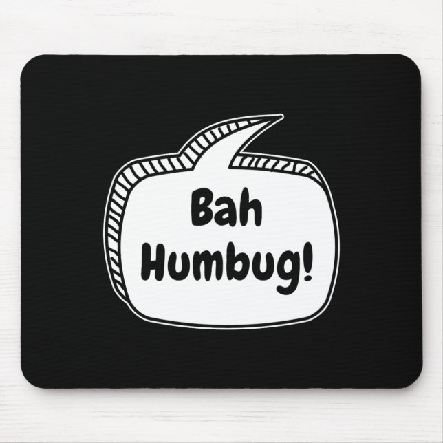 Bah Humbug Speech Bubble Toddler T Shirt  Musmatta (Framsidan)