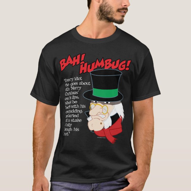 Bah! Humbug! Tee Shirt (Framsida)