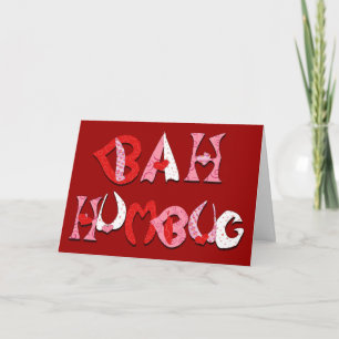 Bah Humbug Valentine Helgkort