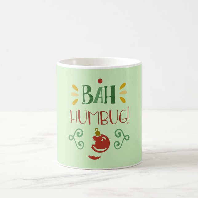 Bah Humbug w/Red Bauble Kaffemugg (Center)
