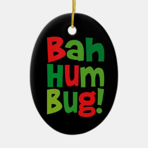 Bah Humbugprydnad Julgransprydnad Keramik