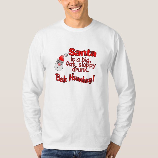 BAH-HUMBUGskjortan - välj stil Tee Shirt (Framsida)