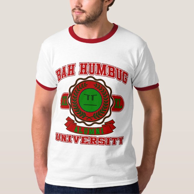 Bah Humbuguniversiteten Tee (Framsida)