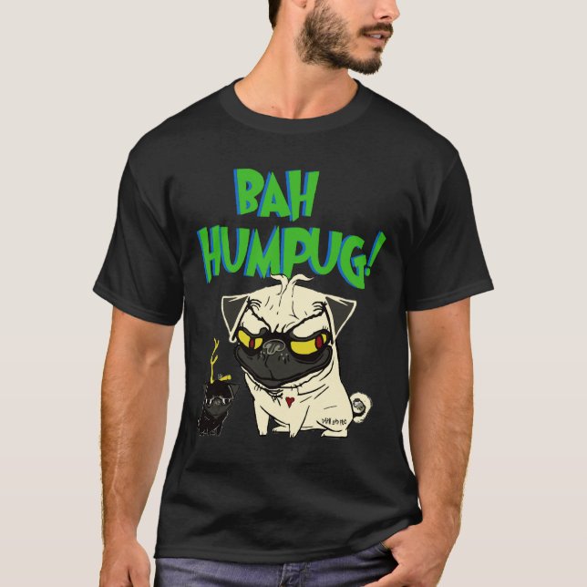 bah humpug 178 t shirt (Framsida)