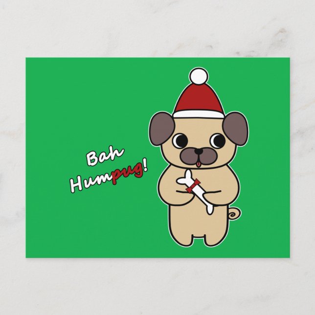 Bah Humpug! 1 Helg Vykort (Framsida)