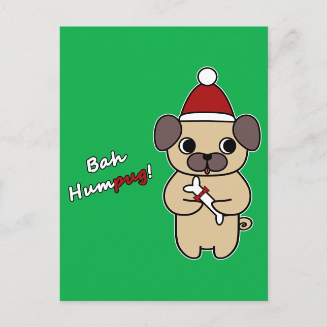 Bah Humpug! 1 Helg Vykort (Framsida)