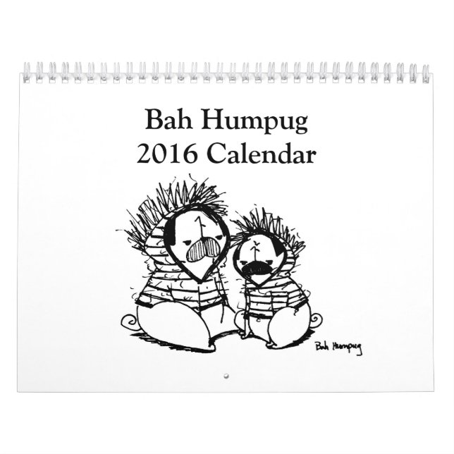 Bah Humpug 2016 kalender (Omslag)