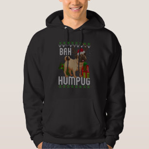 Bah Humpug Puggle Ugly Julafton Hum Pug Baby Pet H Hoodie