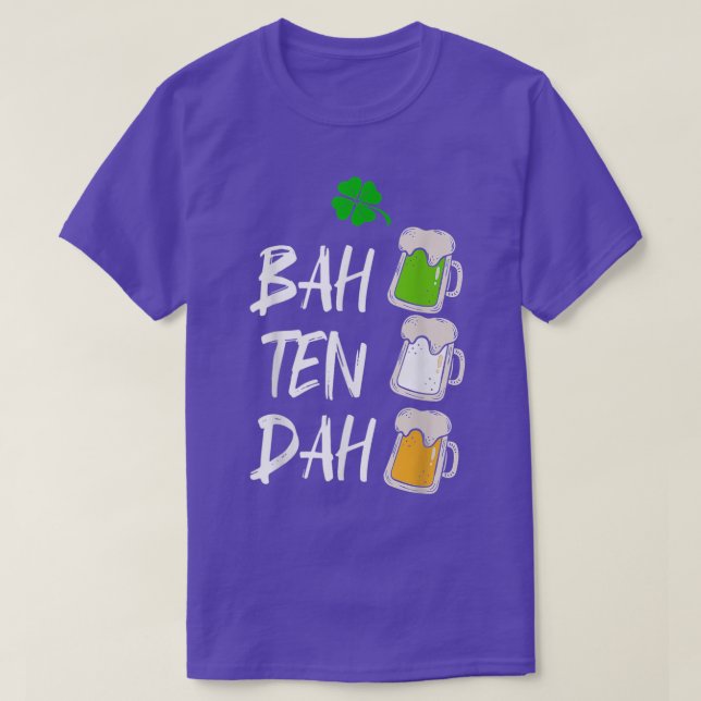 BAH TEN DAH Funny St patrick's day Beer Bartender T Shirt (Design framsida)