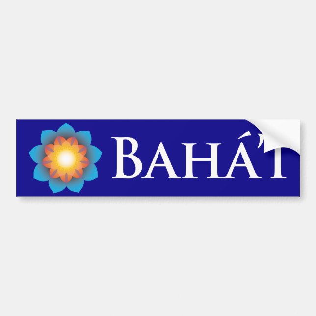 Bahá'í Bildekal (Framsidan)