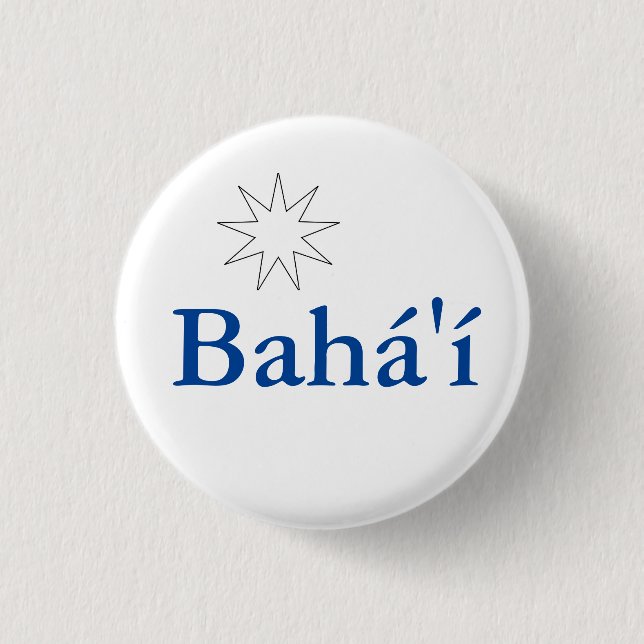 Bahá'í Button Knapp (Framsida)