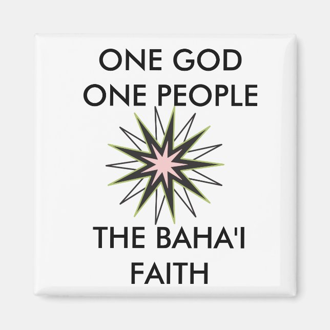 Baha'i Faith Magnet (Framsidan)