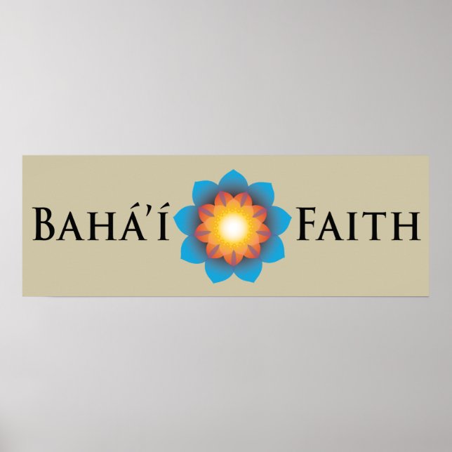 Bahá'í Faith Poster (Framsidan)