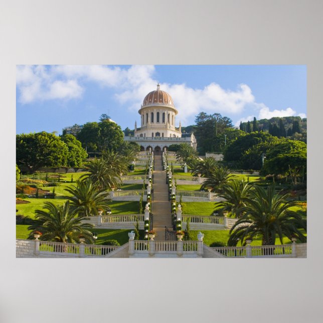 Baha'i Garden Print Poster (Framsidan)