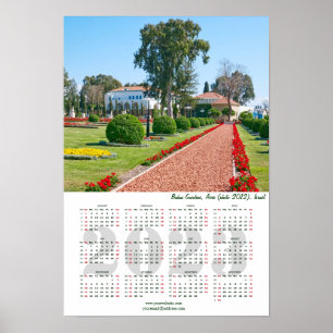 Bahai Gardens, Acre(2013). Israel. Kalender 2022 Poster