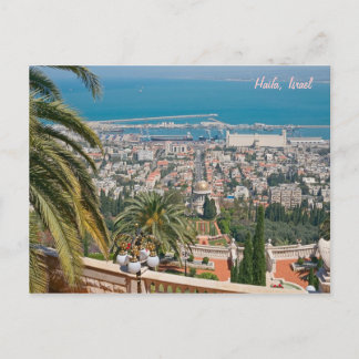 Bahá'í Gardens of Haifa, Israel Vykort