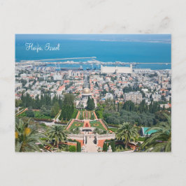 Bahá'í Gardens of Haifa, Israel Vykort