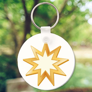 Baha'i Keychain Nyckelring