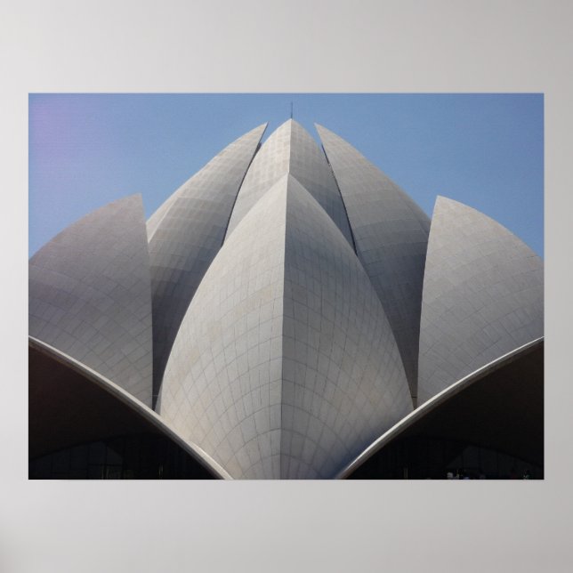 bahai lotus temple poster (Framsidan)