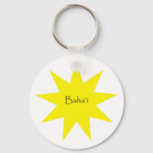 Baha'i-stjärna Nyckelring