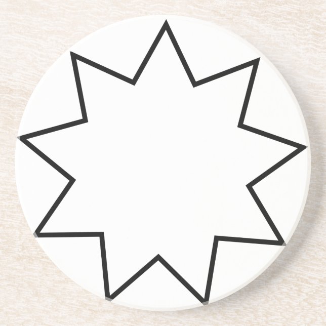 Bahai symbol underlägg (Framsidan)