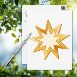 Baha'i Symbol Vykort