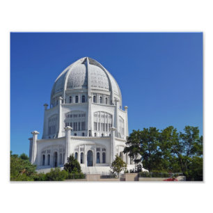 Baha'i tempel fototryck
